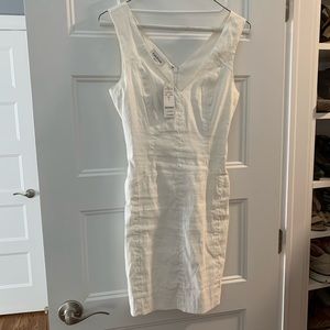 Simple white dress